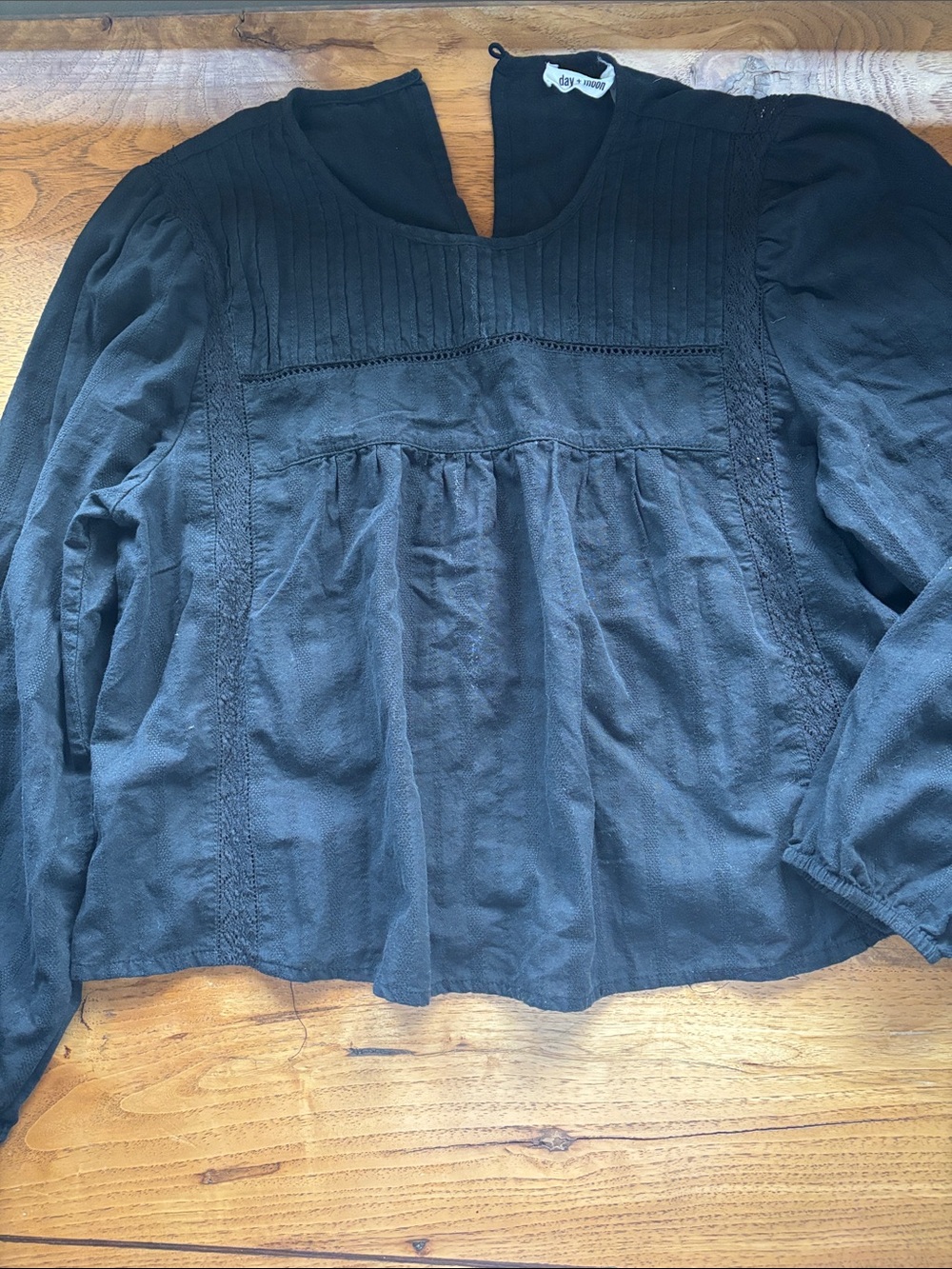 Black Long-Sleeve Top